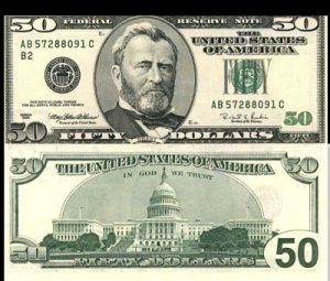 USD $50 Bills
