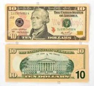 Buy USD 10 Bills Online